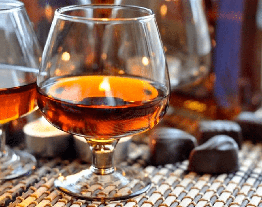 Derivatives of pests using brandy